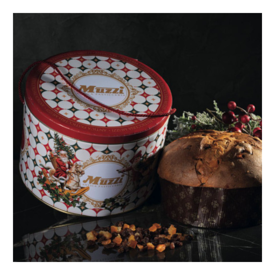 慕麗家族 聖誕麵包綜合果乾(1000g) 鐵盒版-4